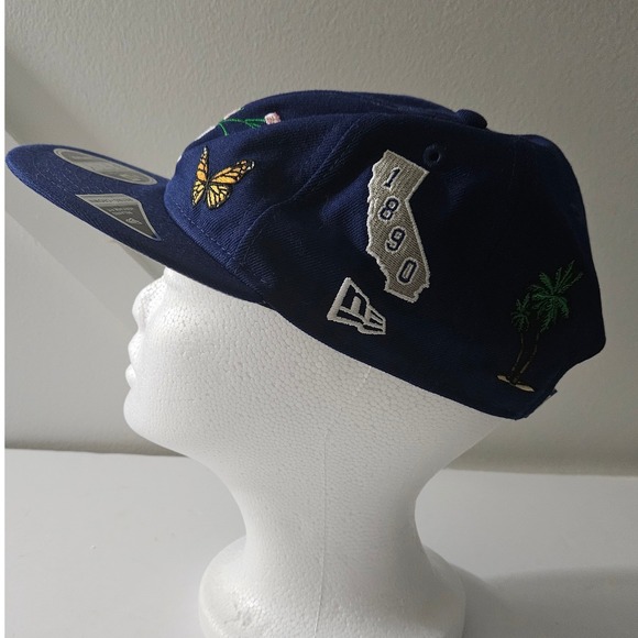 New Era Los Angeles Dodgers MLB 9FIFTY Cherry Blossom Snapback Hat - Picture 3 of 10